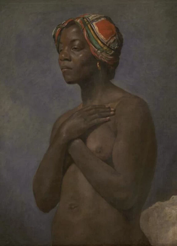 Ritratto di una donna nera - attribuito